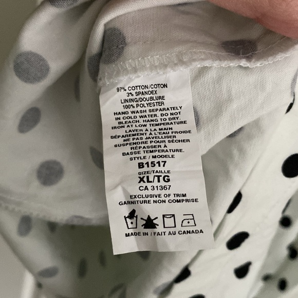 Classic Polkadot Dress Ladies XL - Picture 4 of 14